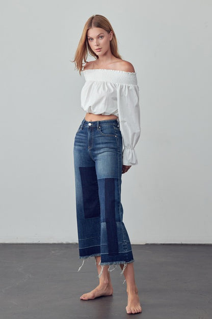 MIDRISE CROPPED JEANS