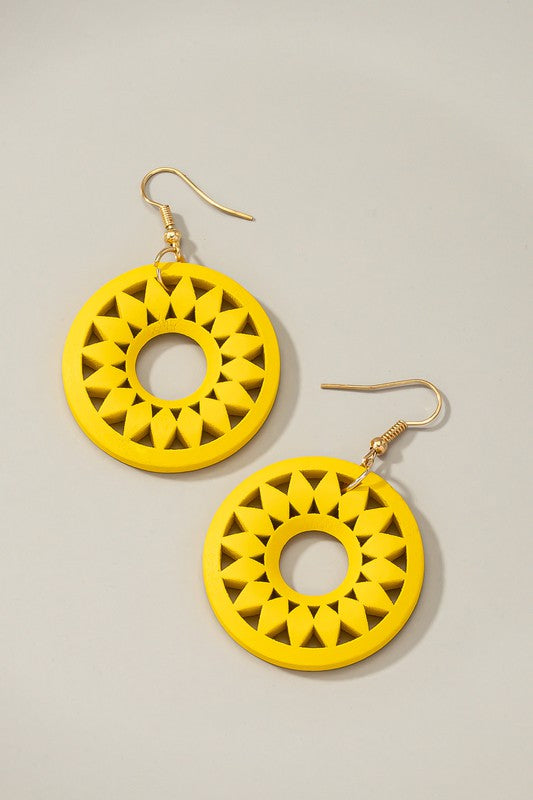 CIRCLE DROP EARINGS Wäre Rare