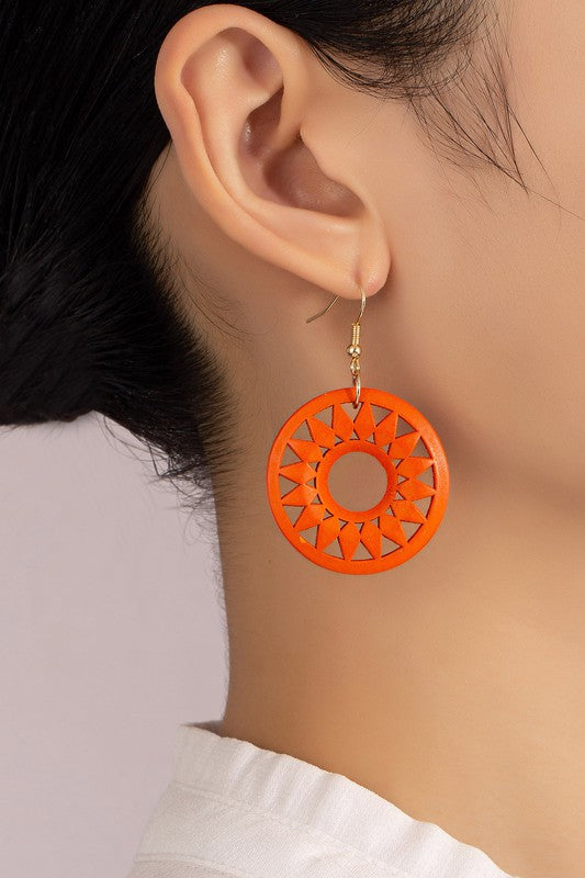 CIRCLE DROP EARINGS Wäre Rare