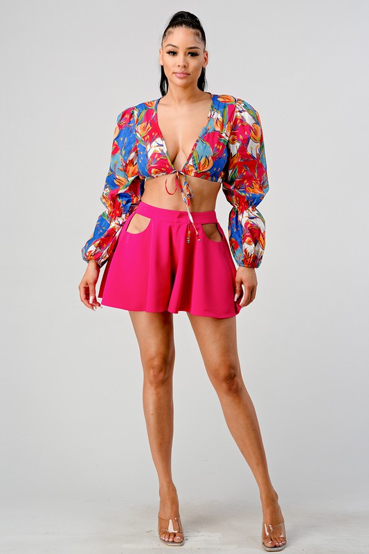TROPICAL BREEZ SKIRT SET Wäre Rare Fashion