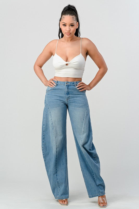 WIDE LEG DENIM JEANS Wäre Rare Fashion