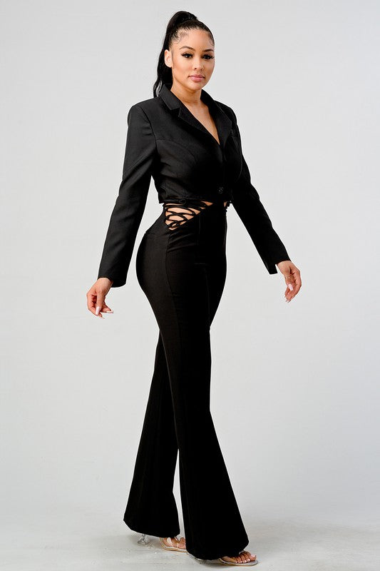 BUSINESS CASUAL BLAZER AND PANTS SET Wäre Rare Fashion