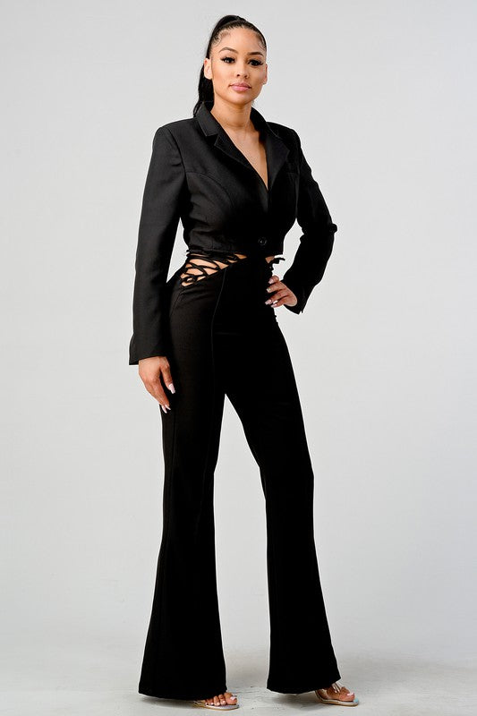 BUSINESS CASUAL BLAZER AND PANTS SET Wäre Rare Fashion