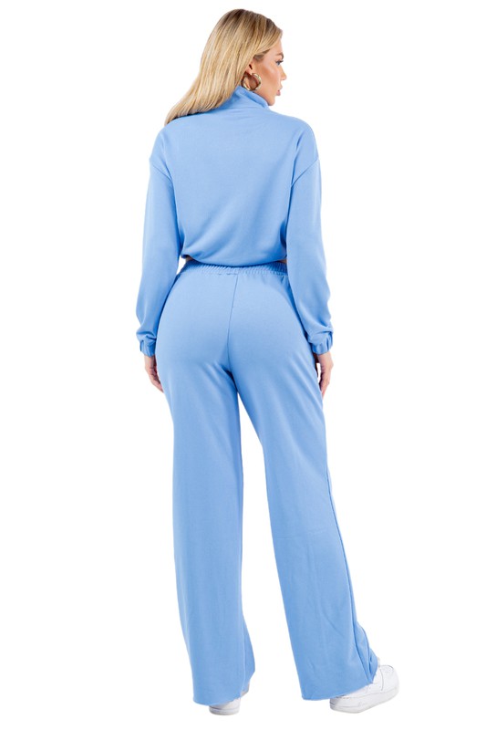 ZIPPED CARGO TOP TRACKSUIT