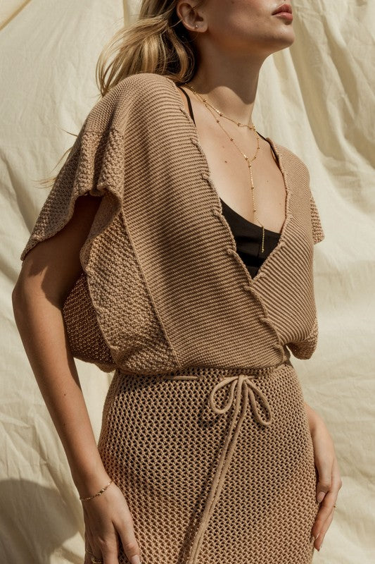OPEN SWEATER COVER UP DRESS Wäre Rare Fashion