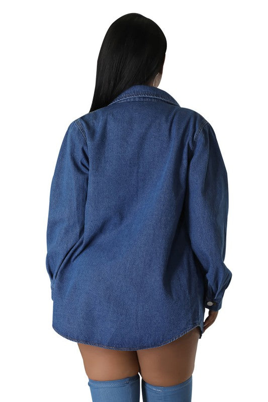 CABBAGE PATCH DENIM SHIRT