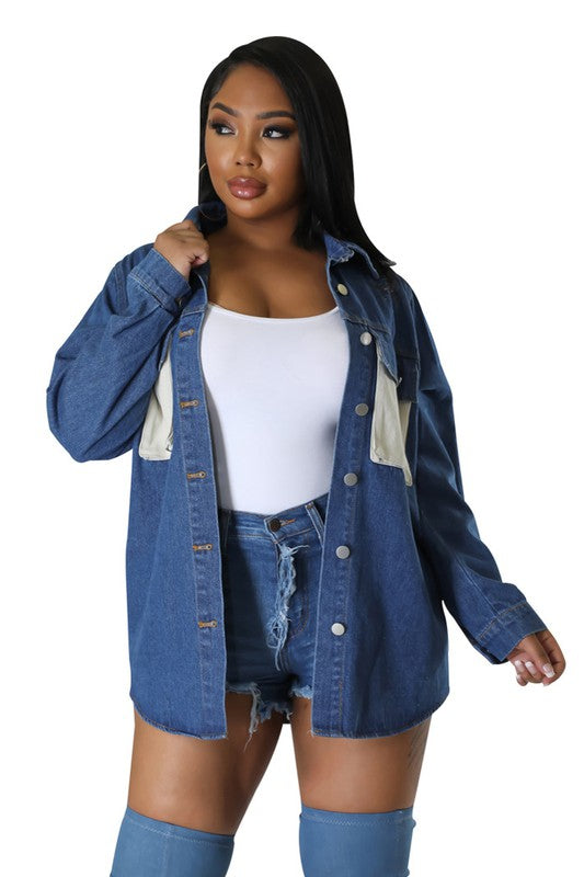 CABBAGE PATCH DENIM SHIRT