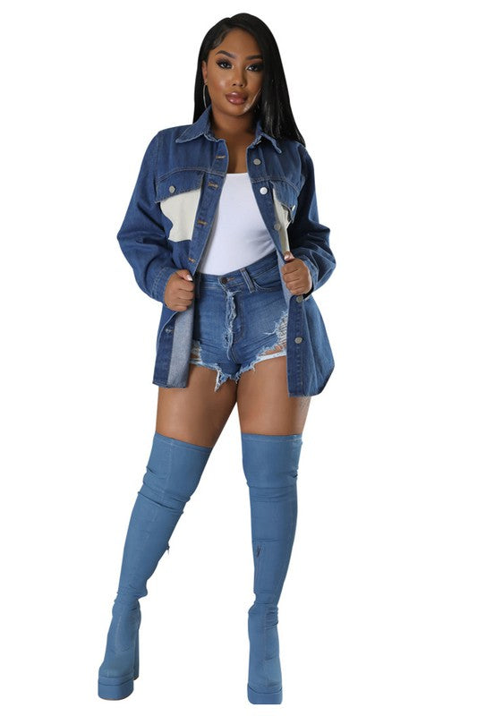 CABBAGE PATCH DENIM SHIRT