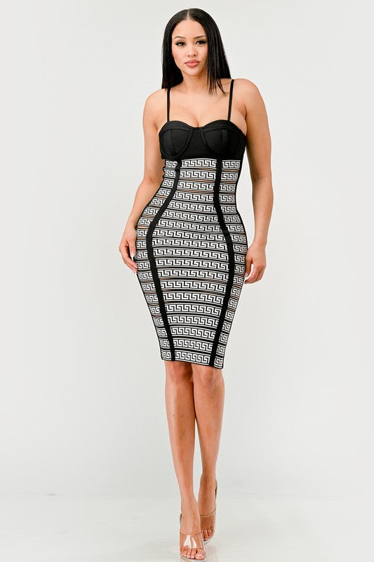 MAZE ENIGMA BODYCON DRESS Wäre Rare Fashion
