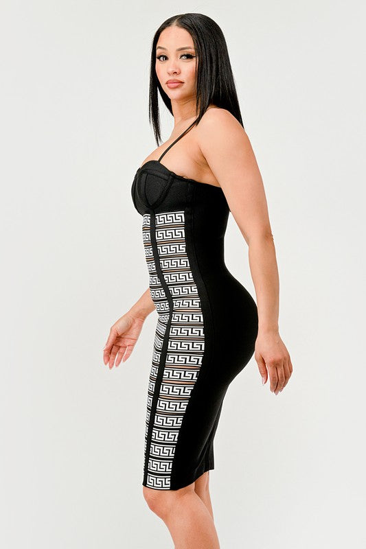 MAZE ENIGMA BODYCON DRESS Wäre Rare Fashion