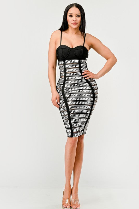 MAZE ENIGMA BODYCON DRESS Wäre Rare Fashion