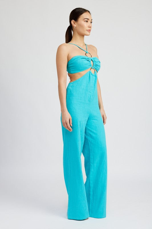 DOUBLE O RING CUT OUT JUMPSUIT Wäre Rare Fashion