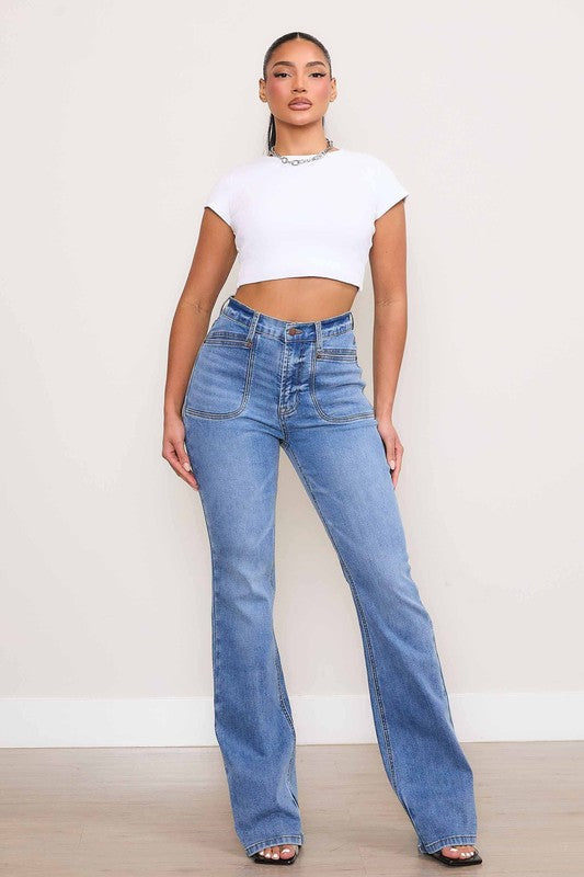 SQUARAE POCKET BOOTCUT JEANS Wäre Rare Fashion