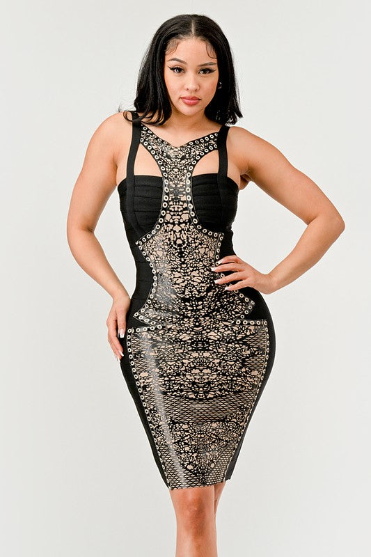 Dark Aztec Dress Wäre Rare Fashion