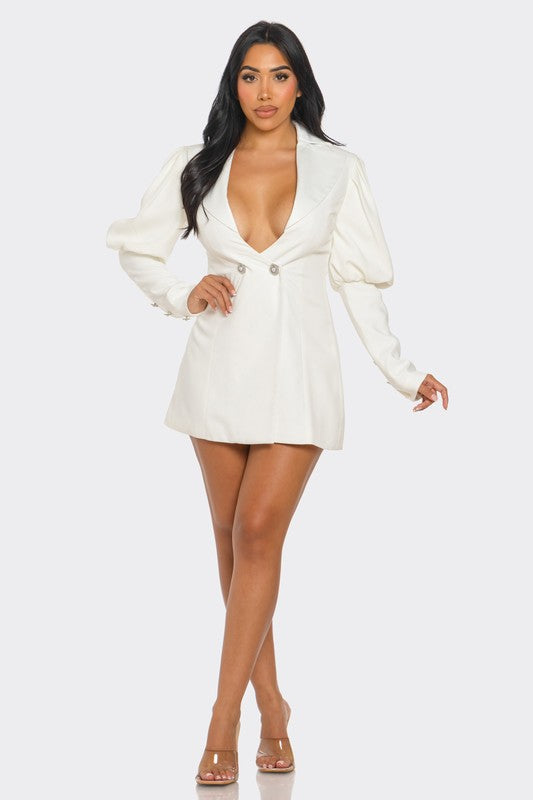 PUFF SLEEVE BLAZER DRESS Wäre Rare Fashion
