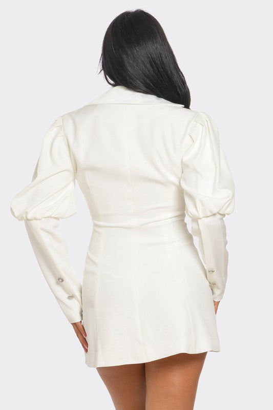 PUFF SLEEVE BLAZER DRESS Wäre Rare Fashion