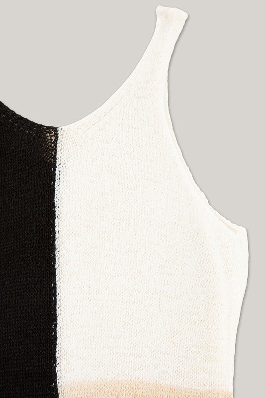 COLOR BLOCKED CAMI TOP