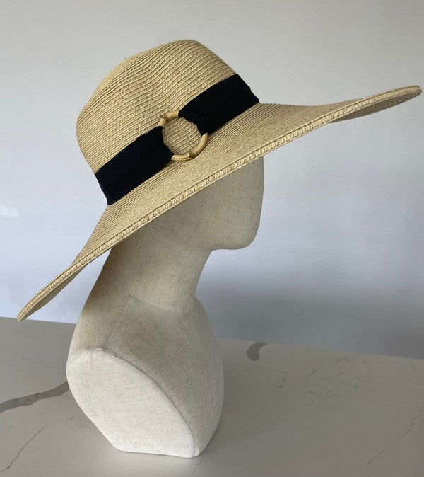 COCONUT RING BRIM SUN HAT