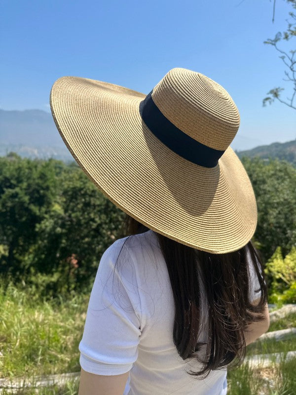 COCONUT RING BRIM SUN HAT