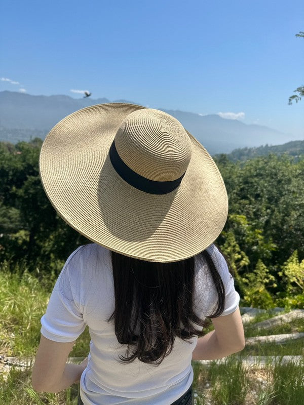 COCONUT RING BRIM SUN HAT
