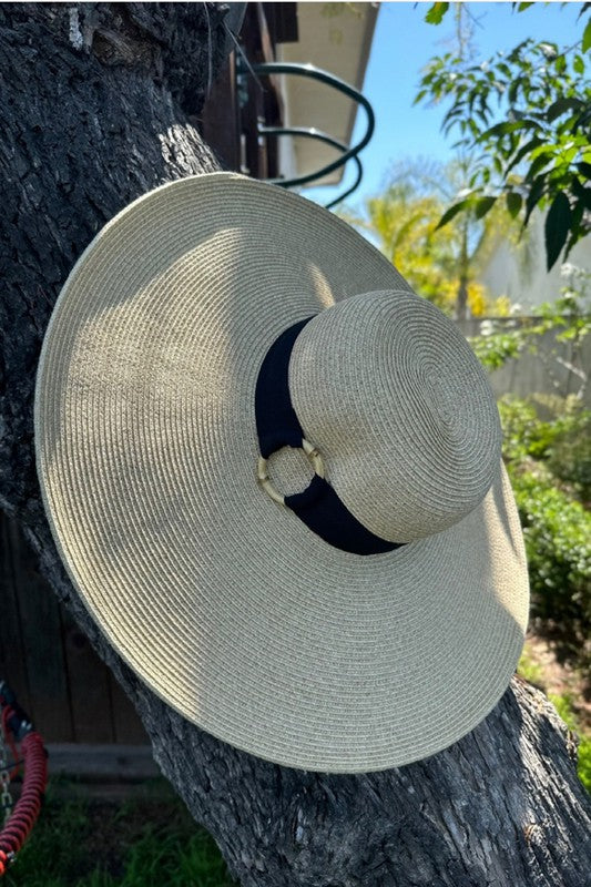 COCONUT RING BRIM SUN HAT