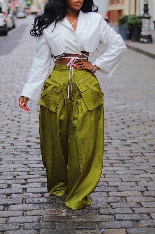WOMEN FASHION PALAZZON PANTS By Claude