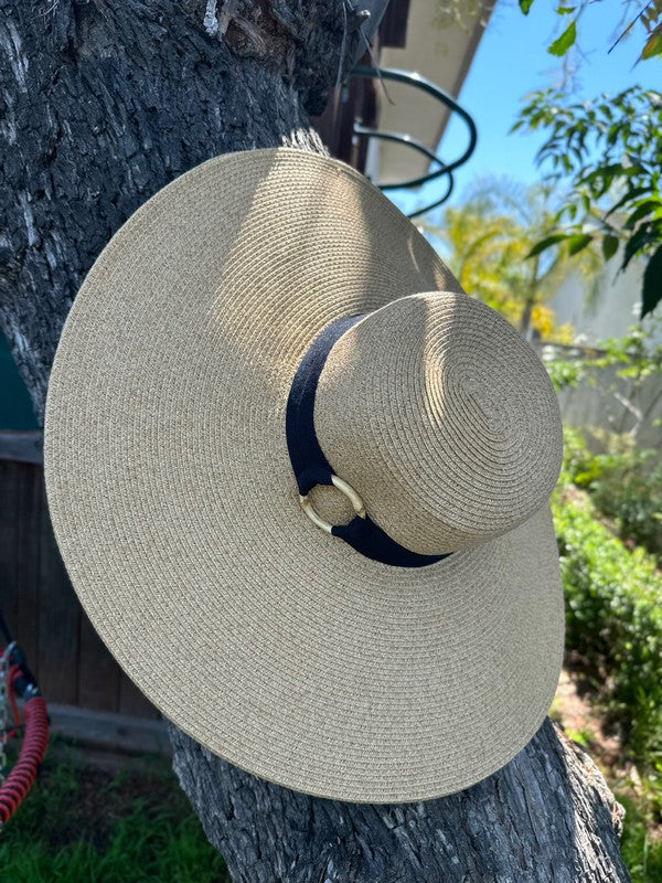 COCONUT RING BRIM SUN HAT