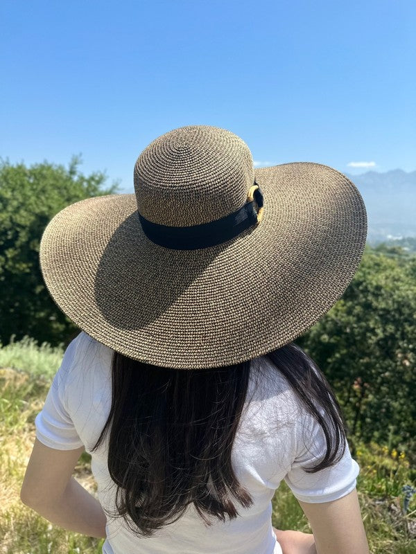 COCONUT RING BRIM SUN HAT