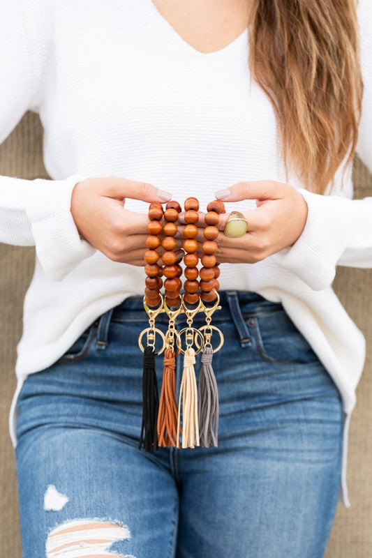 Wooden Key Ring Bracelets - Wäre Rare