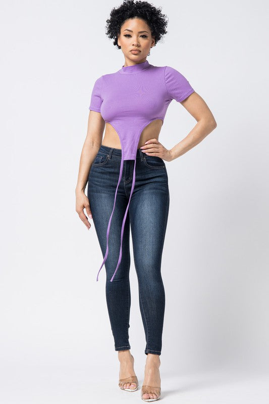 MOCK NECK CROPTOP - Wäre Rare