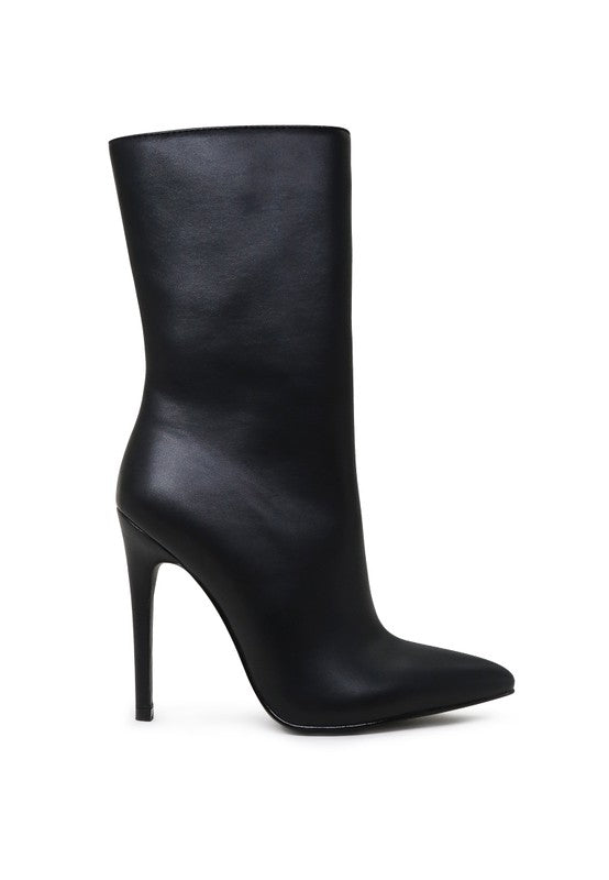 STILETTO HIGH ANKLE BOOTS