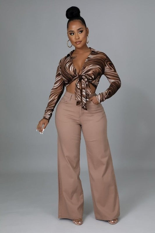 MAUVE WIDE LEG JEANS Wäre Rare Fashion