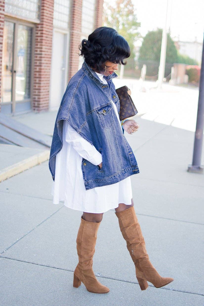Poncho Denim Jacket - Wäre Rare
