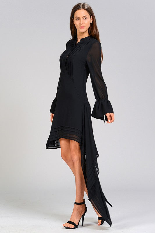 Petra Bib Pleated Dress - Wäre Rare