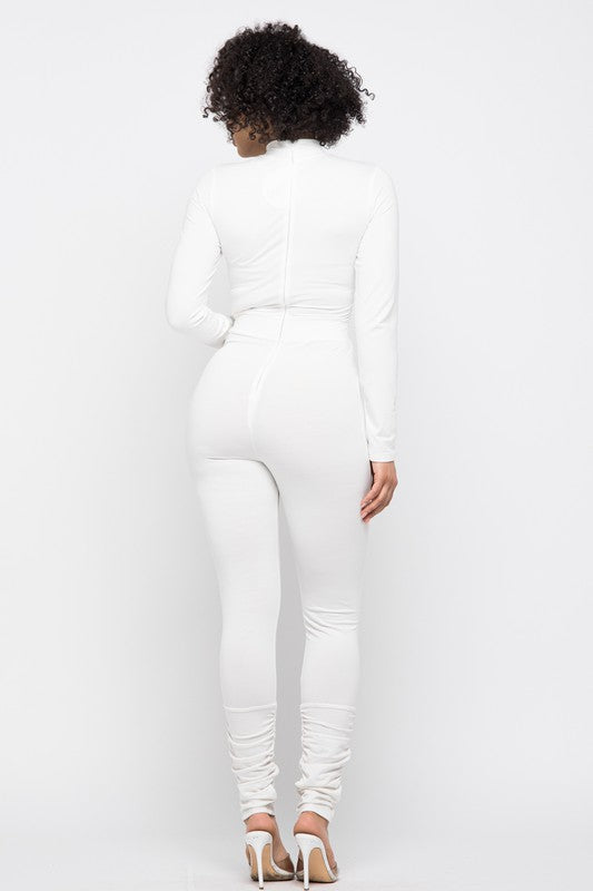 Leather Corset Jumpsuit - Wäre Rare