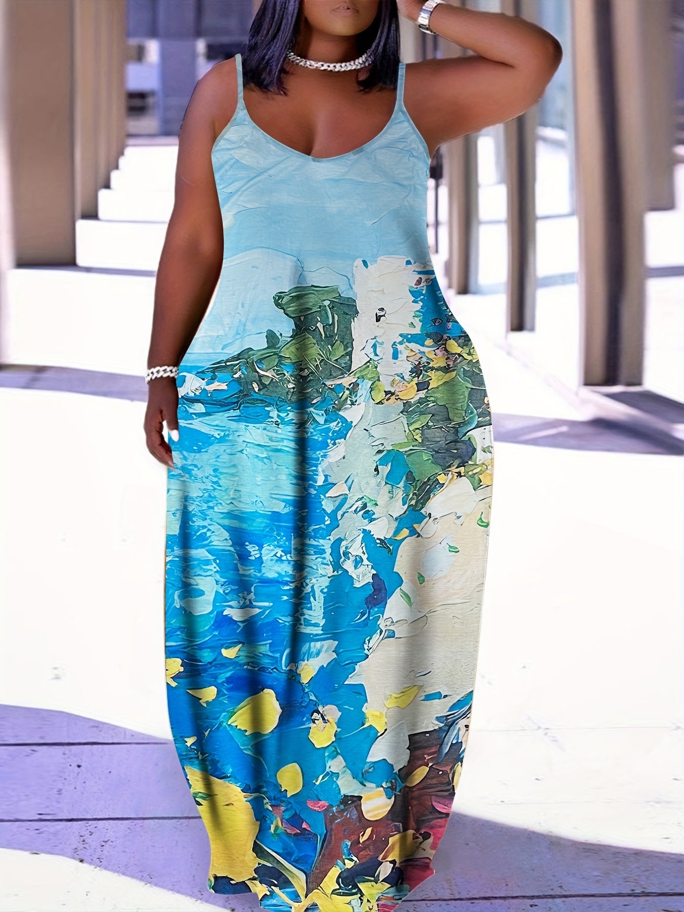 PLUS SIZE OPAQUE DRESS