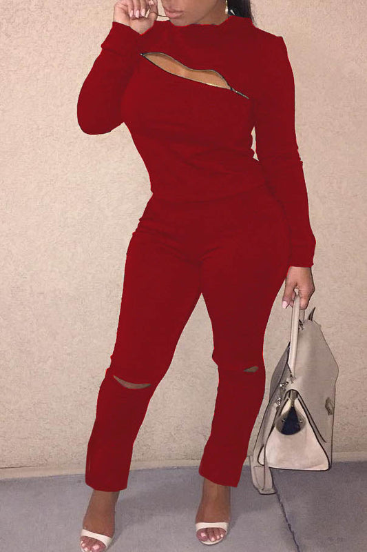 2 Piece zipped round neck set Wäre Rare