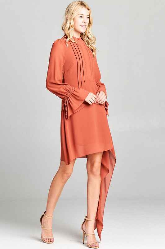 Petra Bib Pleated Dress - Wäre Rare