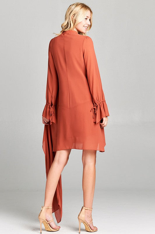 Petra Bib Pleated Dress - Wäre Rare