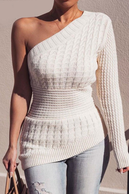 Sexy One Shoulder Sweater - Wäre Rare