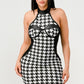 CHECKMATE ILLUSION BANDAG DRESS Wäre Rare Fashion