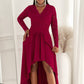 Lace High-Low V-Neck Dress Wäre Rare Trend