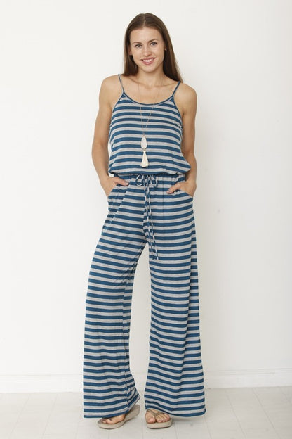 STRIPE JUMPSUIT