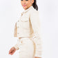 Laced Back Cropped Jacket Wäre Rare Trend
