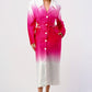 Color gradient spring trench coat Athina