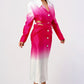 Color gradient spring trench coat Athina