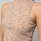 Sleeveless Mock Neck Band Top Gilli