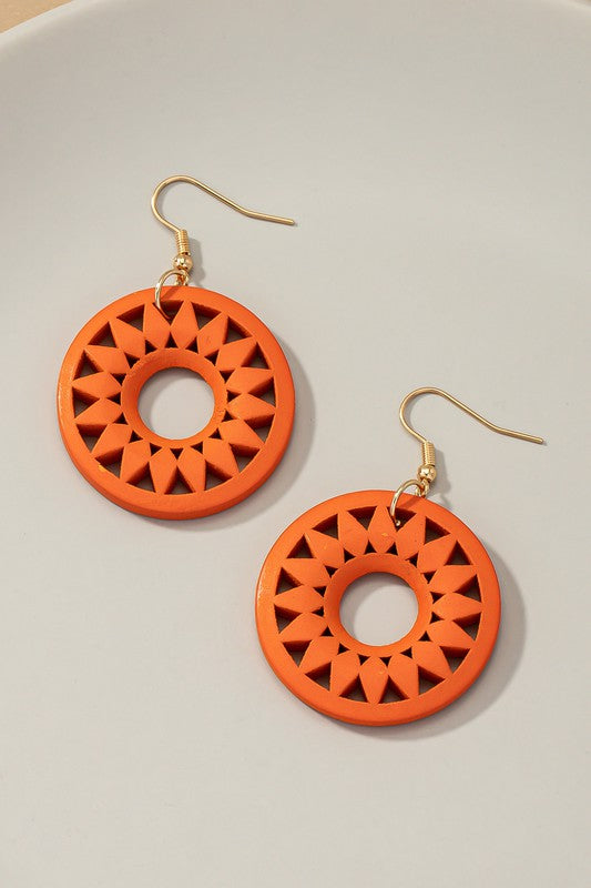 CIRCLE DROP EARINGS Wäre Rare