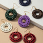 CIRCLE DROP EARINGS Wäre Rare