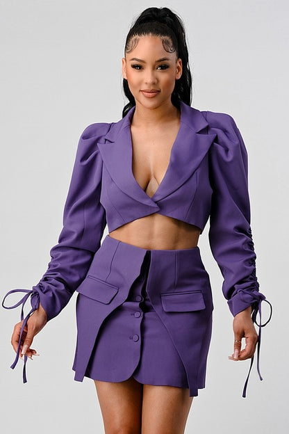 Stunning blazer and skirt set
